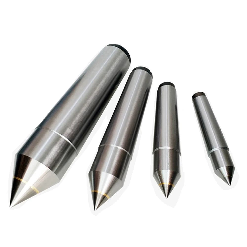 Mohs-Centre de tour en acier de précision pour activité, contre-pointe, centre de fraisage revolté, pièces de machine à outils coniques, MT2, MT3, MT4, MT5