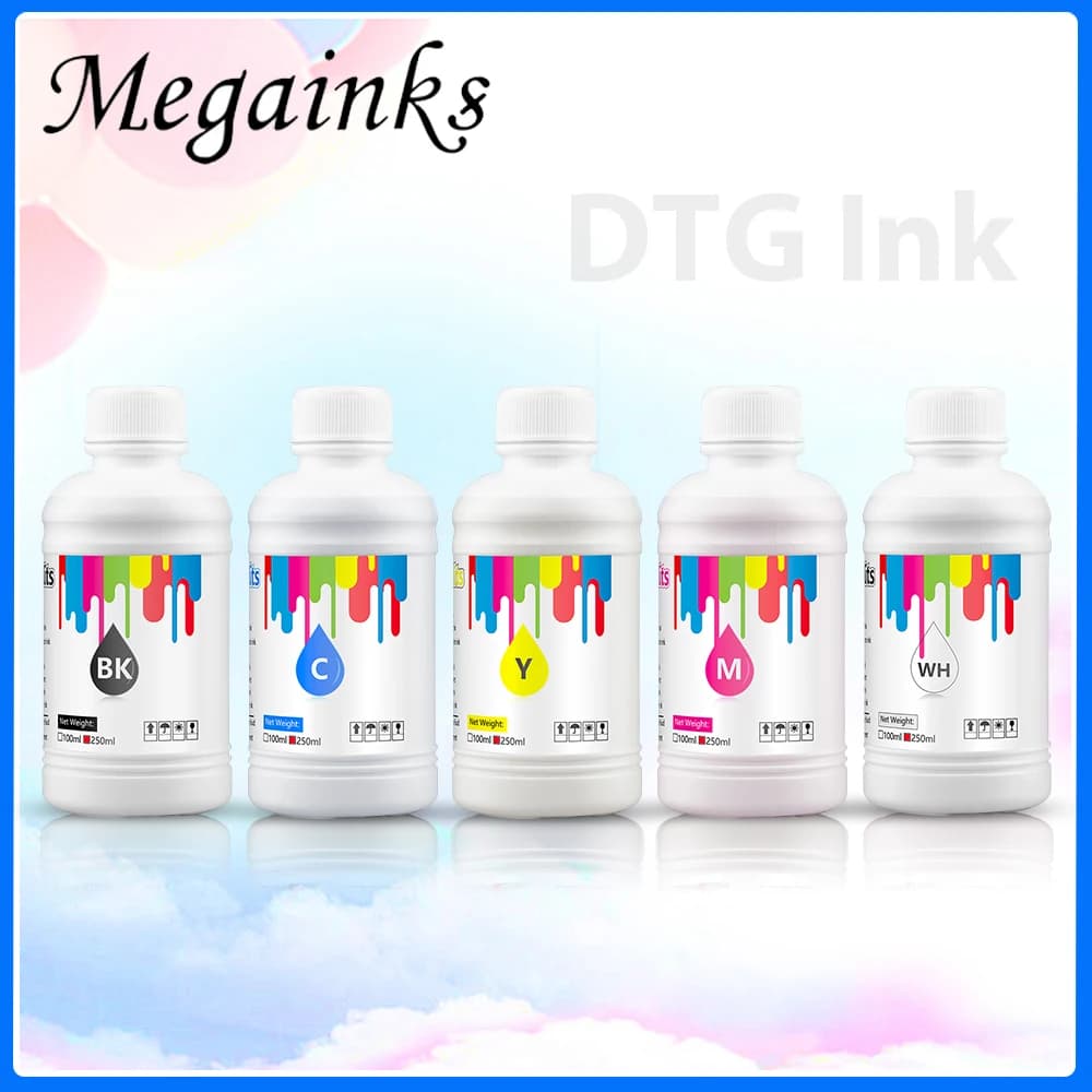 Encre DTG pour imprimante, pour Epson DX5, DX6, DX7, DX9, 250, 1390, R2000, R3000, L800, L1800, 7880 ml/bouteille