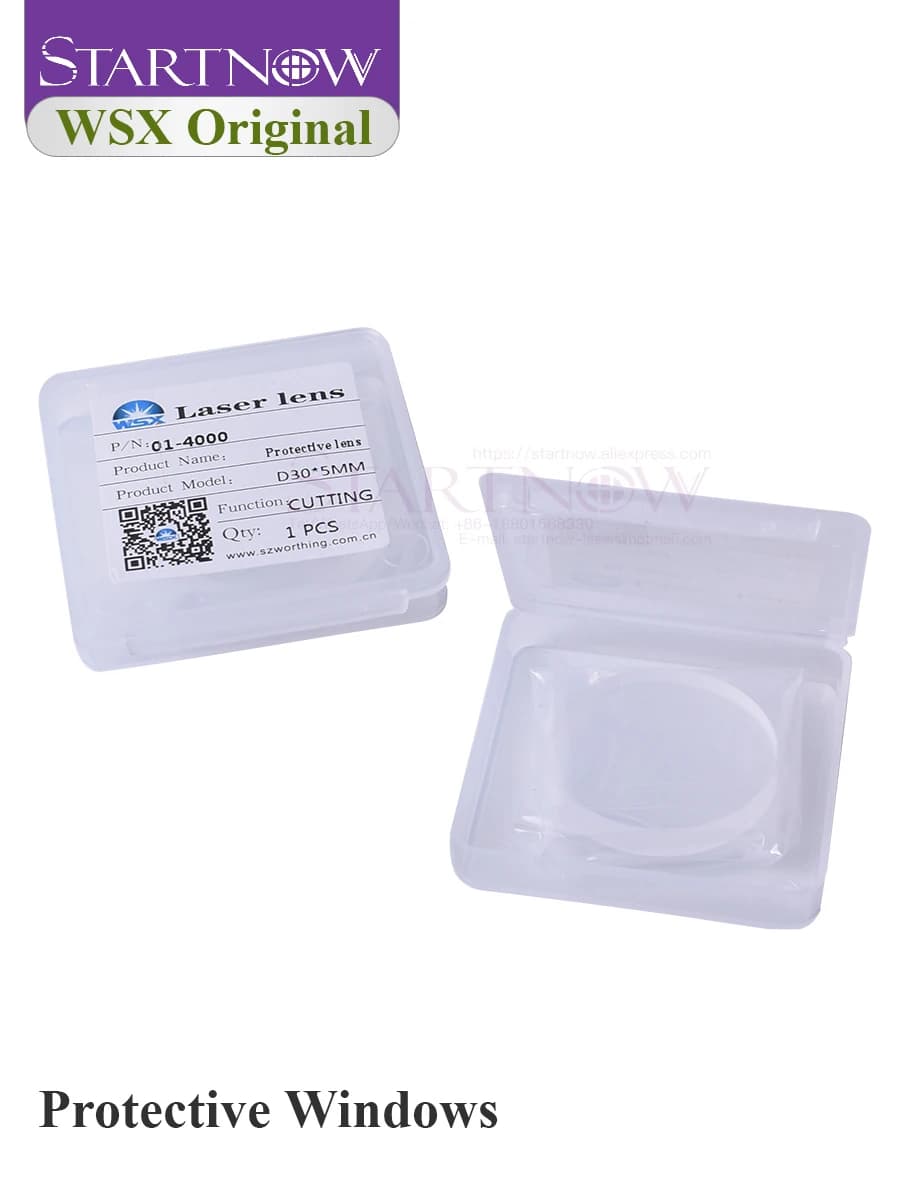 WSX – lentille de Protection en silice fondue 30x5 4kw JGS1, lentille de Protection 37x7, fenêtre de Protection Laser, pièces en céramique