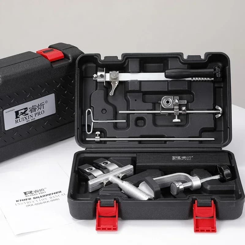 Nouveau RUIXIN PRO RX 009 aiguiseur à Angle fixe aiguiseur de couteaux diamant pierre à aiguiser pierre à aiguiser polissage pâte de cuir