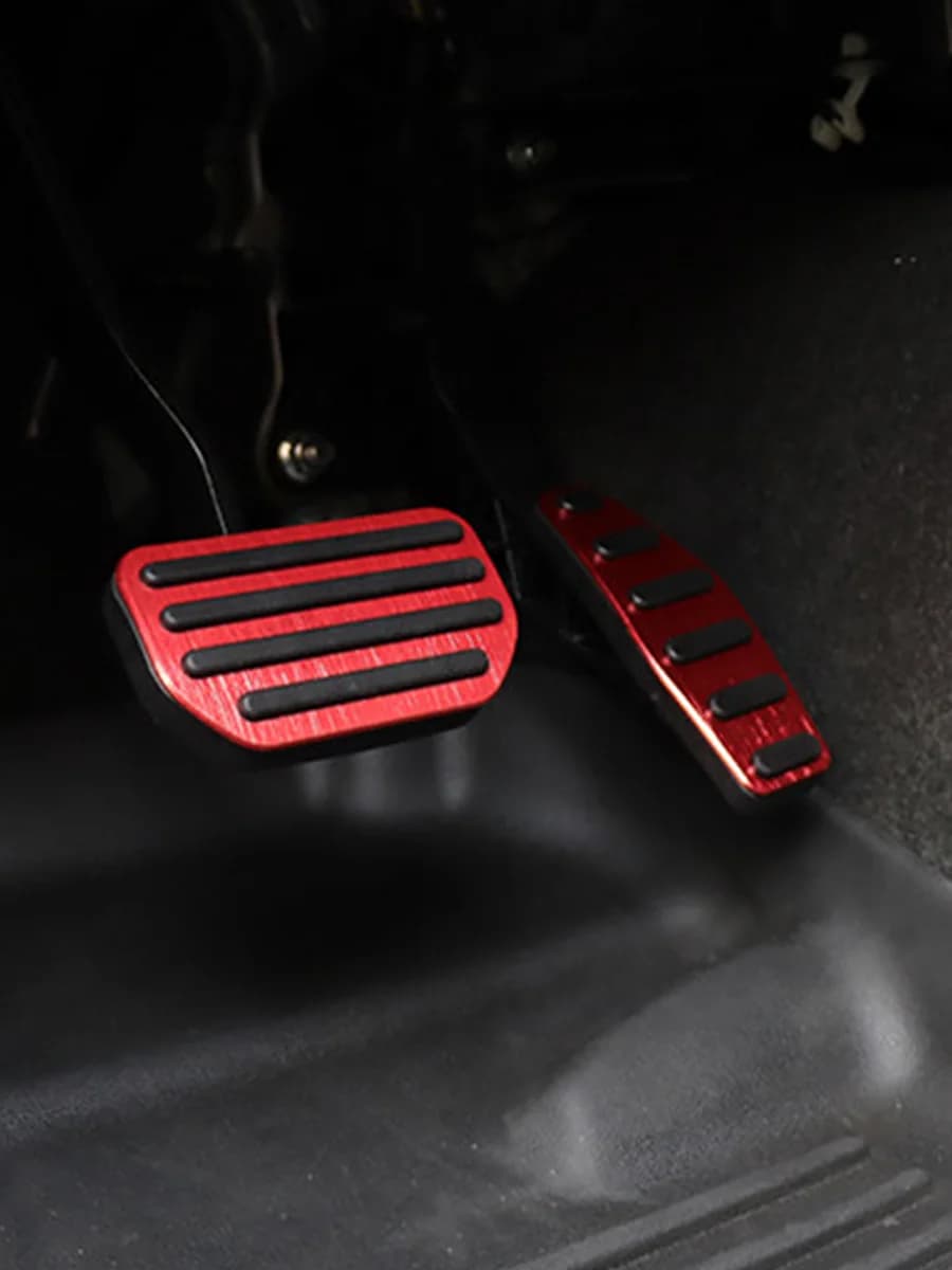 Pour Suzuki Jimny JB64 JB74 2019-2026 AT MT Pédales de voiture en acier inoxydable Pédale de repose-pieds ​ Pédale morte ​ Pédale morte ​