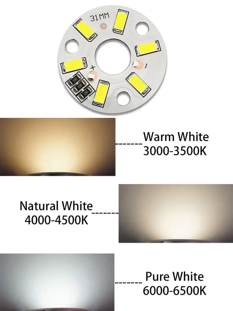 Panneau lumineux LED SMD 5730, 5V, 3W, 10W, blanc chaud, éclairage d'urgence, lot de 10 pièces
