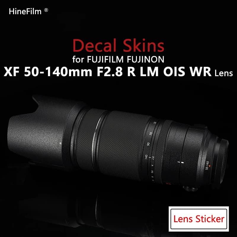 Fuji XF50-140 f/2.8 Lentille Autocollant Premium Décalque Peau pour FUJIFILM Fuji XF50-140F2.8 Protecteur D'objectif Film Autocollant