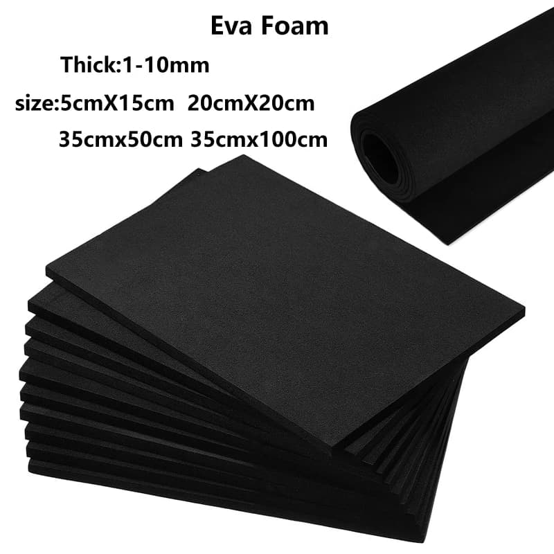 1 pièce de feuilles de mousse EVA lisses et écologiques de 3/5/10 mm, matériau artisanal pour cosplay