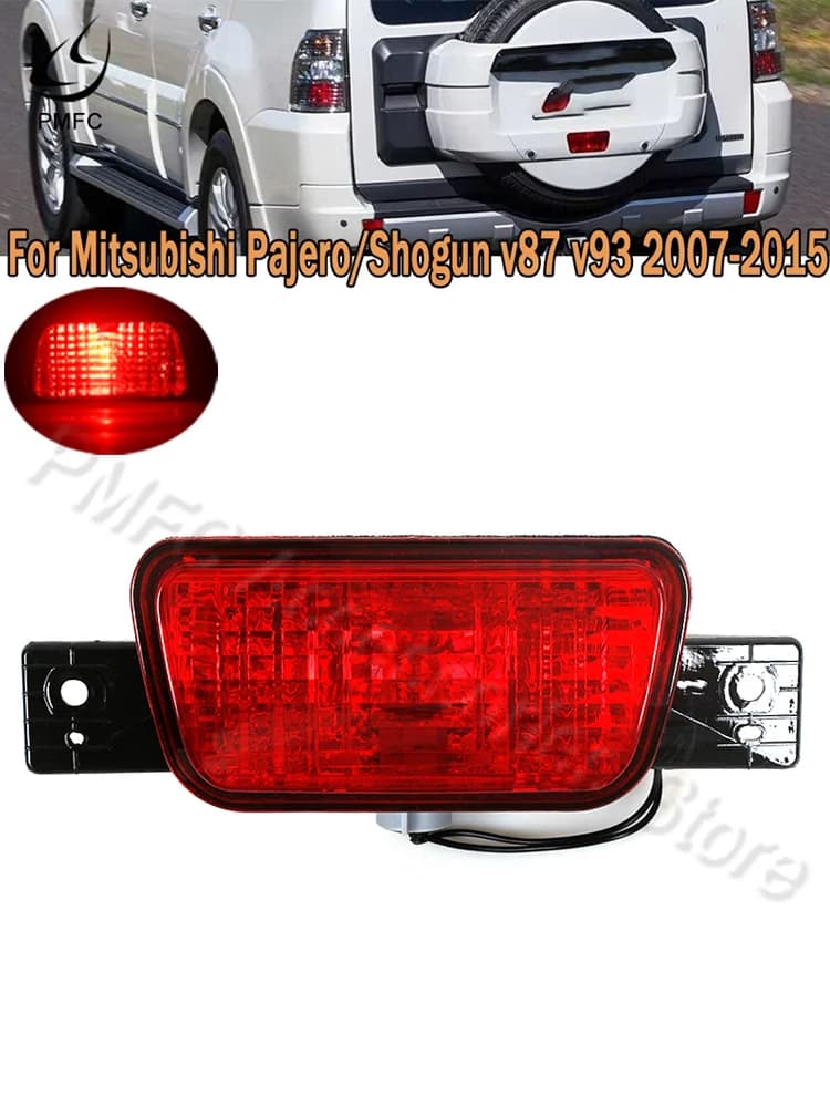 PMFC 1 pièces pare-chocs arrière pneu de secours feu antibrouillard pour Mitsubishi Pajero /Shogun v87 v93 v97 2007-2014 2015 8337A068 8337A040