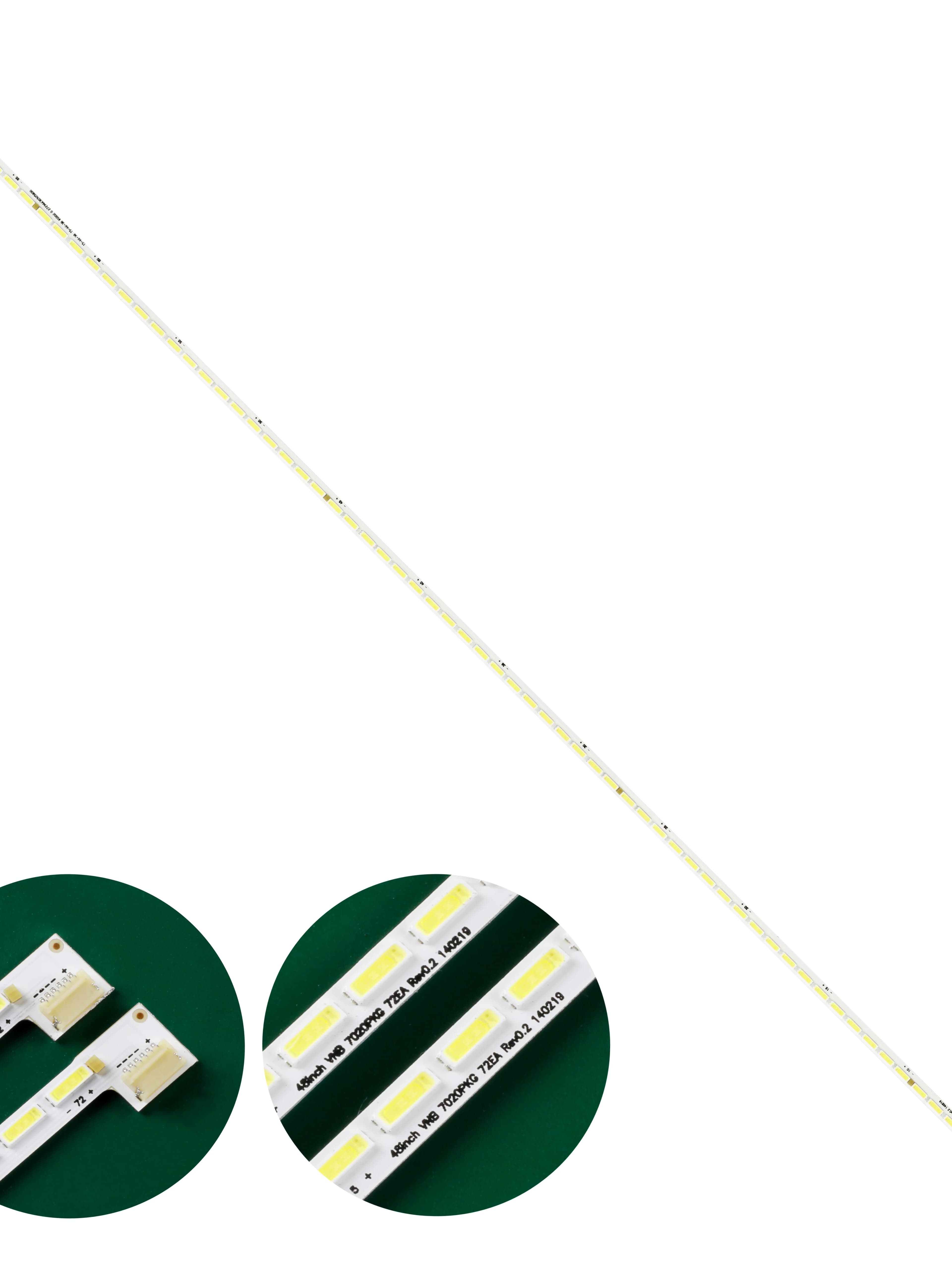 Nouvelle bande de rétroéclairage LED pour LNNOtek 48 pouces VNB 7020PKG 72EA REV0.2 LSC480HN03 VES480UNVS-M01 VES480UNVS-3D-M01 TX-48C300B