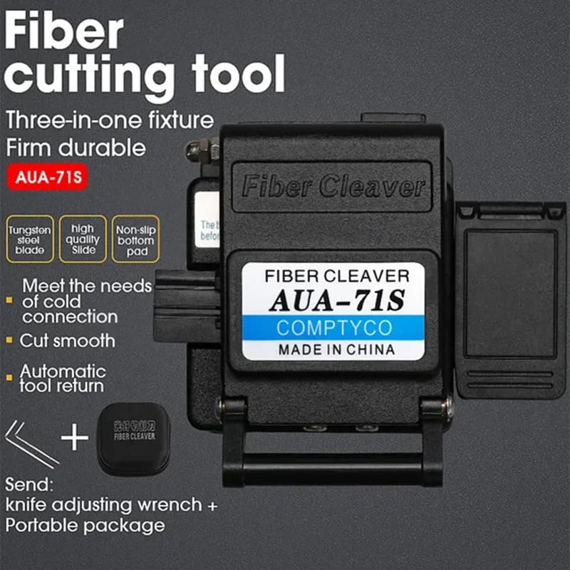Cliveuse de fibre optique AUA-7S AUA-71S, couteau de coupe de Fiber optique en métal, haute précision, Contact froid
