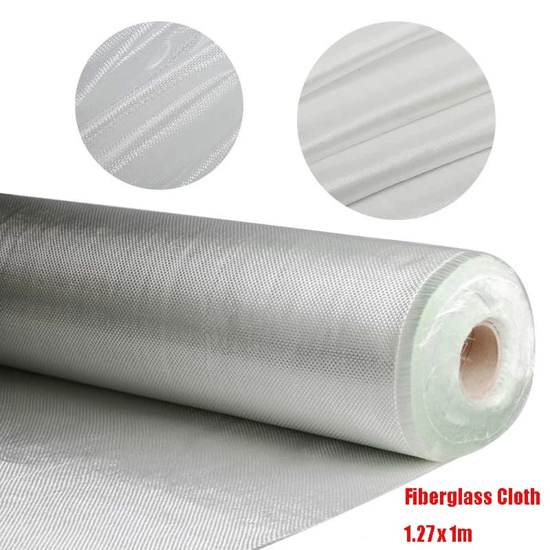 1 pièce de tissu en fibre de verre tissé 1,27x1m, armure simple, matériau de bricolage renforcé