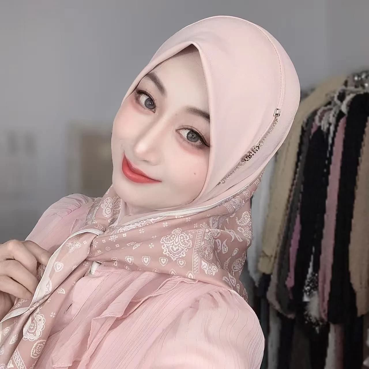Nouveaux foulards triangulaires, couvre-têtes musulmans pour filles, hijab prêt à porter