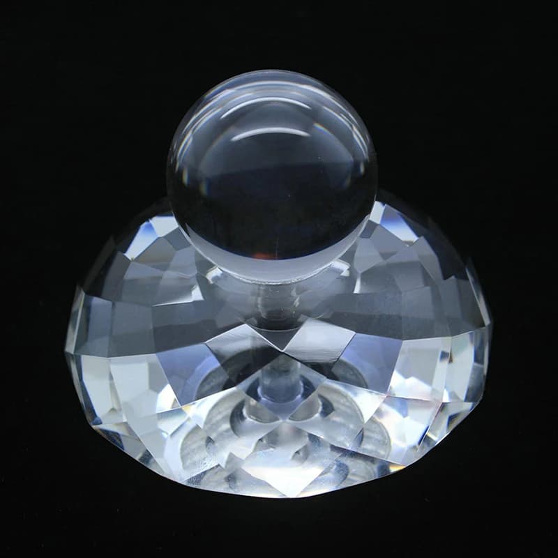 Stabilisateur de disque vinyle en cristal, pince de poids colorée LP, stabilisateur de balance à disque, amortissement du tourne-disque, 90mm
