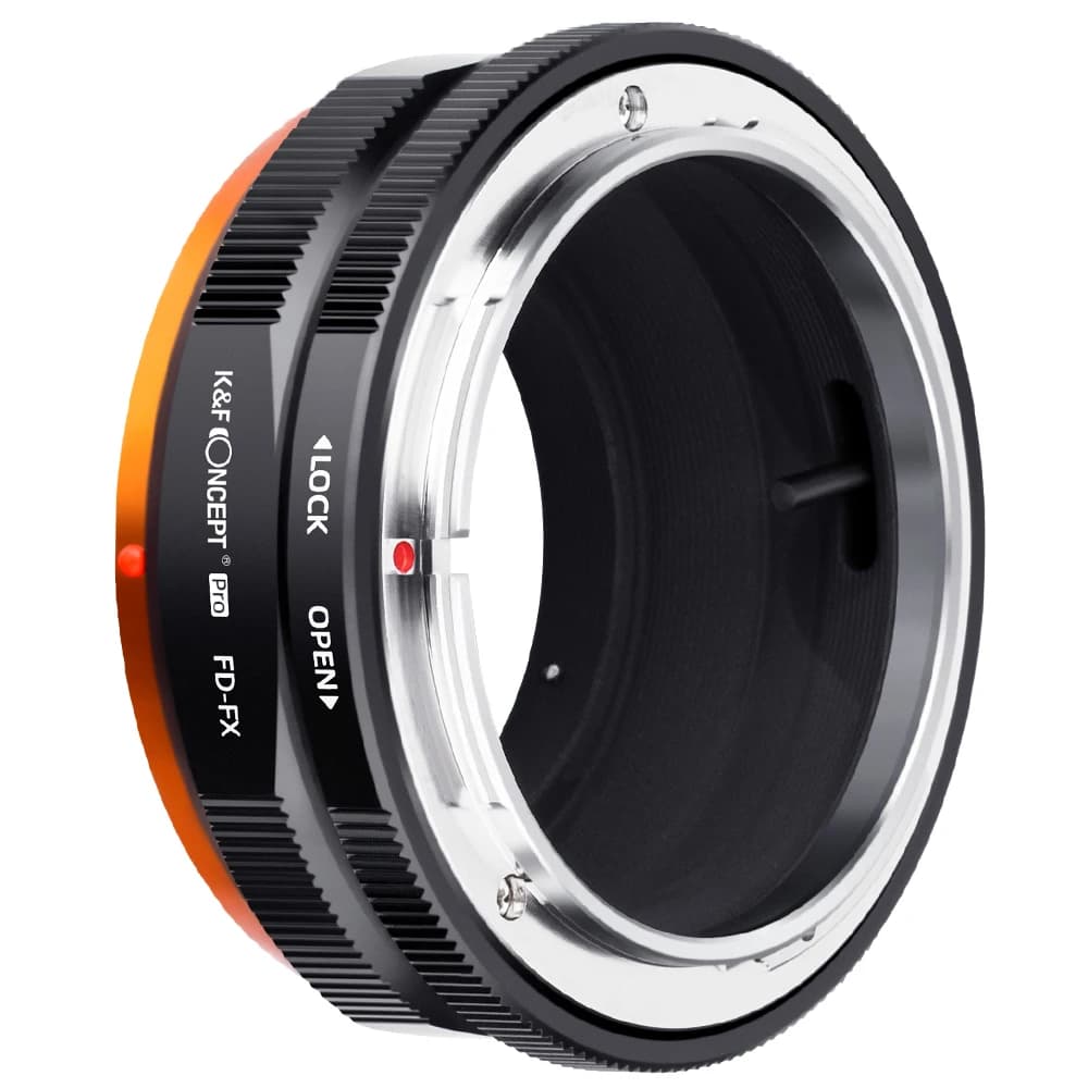 Adaptateur K&F CONCEPT FD-FX pour objectif Canon FD vers appareil photo Fujifilm Fuji X, bague d'adaptation pour objectif Canon FD vers boîtier d'appareil photo Fuji