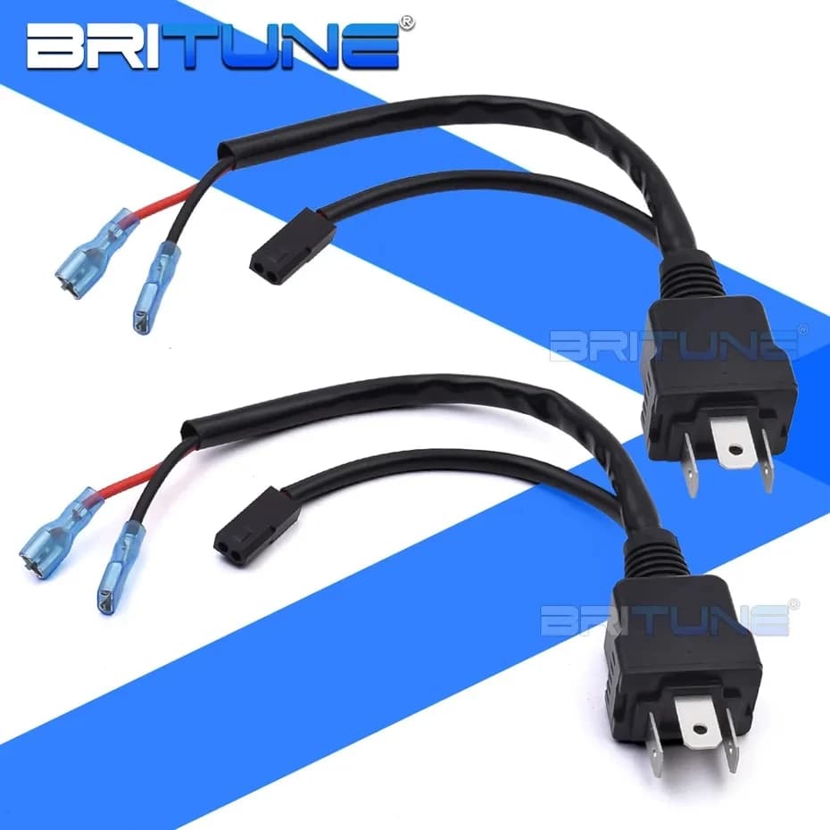 Antioxydants une H4 citations SFP 12V 24V connecteurs de câblage pour objectif de budgétaire BI-LED H4 fils LED adaptateur de câble