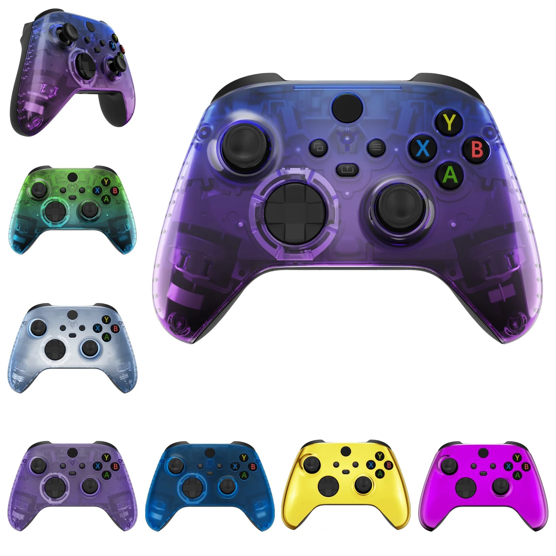 Coque de remplacement eXtremeRate pour la face avant, coque personnalisée, faceplate personnalisée pour manette sans fil Xbox Core
