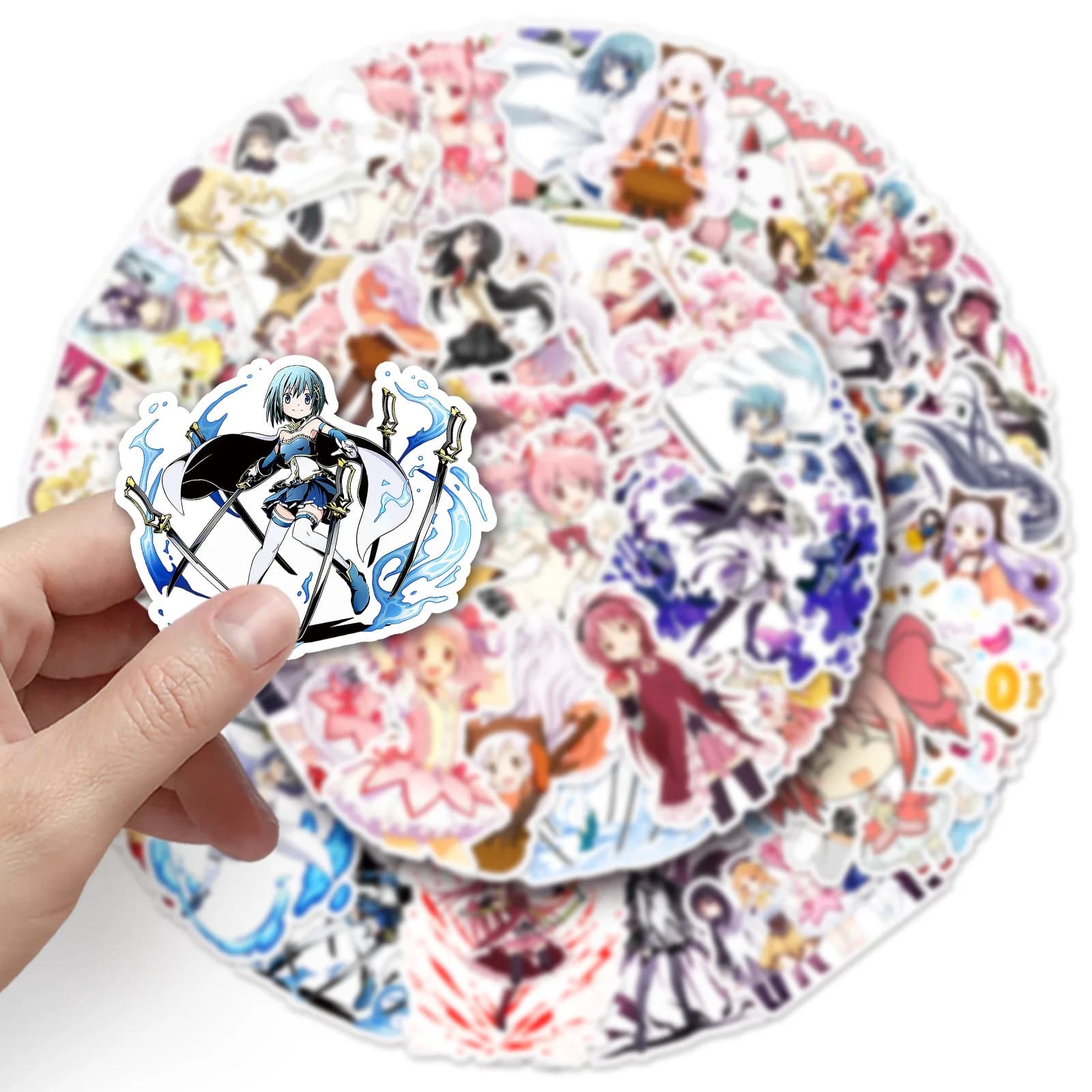 Autocollants de Dessin Animé Puella Magi Madcontempled Magica, Stickers Amusants pour Moto, Bagages, Skateboard, Jouet, DIY, 10, 30, 50 Pièces