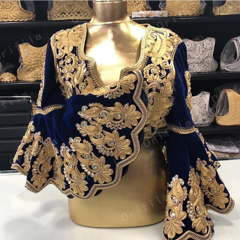 Robe de Soirée Personnalisée à Manches sulf, Manteau Éducatif, JA Ian Caftan, pour Mariage, Bal de Promo