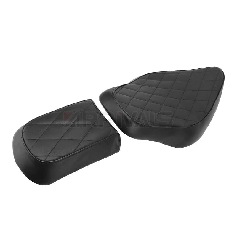 Housse de coussin pour siège de moto, modèle deux places, pour conducteur et passager, pour Harley Sportster XL 48 883 1200, modèles 2004-2015.