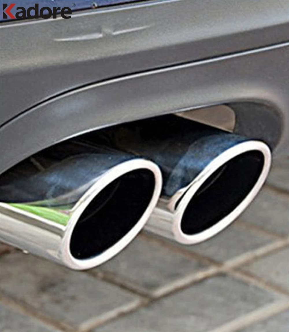 Garniture de couvercle de tuyau arrière de silencieux d'échappement arrière de voiture, pour Volkswagen VW Tiguan 2009 2010 2011 2012 2013 2014-2021 2022 2023