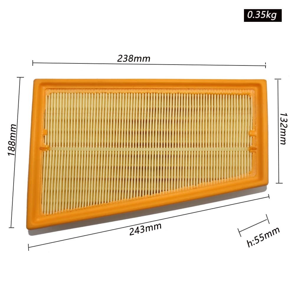 Filtre à air pour moteur de voiture, Renault Scenic II, Megane III, 2003, 2004, 2005, 2006, 2007, 2008, 2009, 8200371661