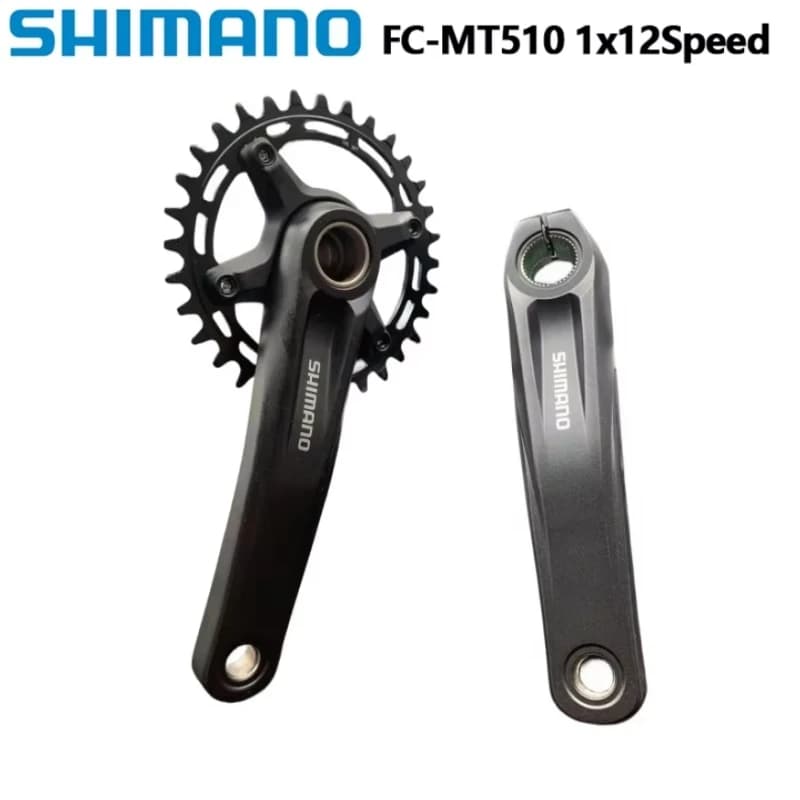 Shimano MT510 Deore M6100 série pédalier 170/175mm 32T 34T 1x12 vitesses MT500 support inférieur BB52 pour manivelle de vélo de montagne