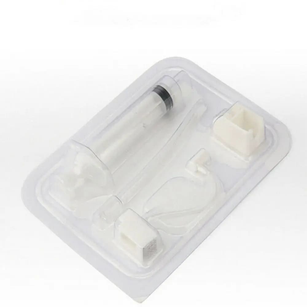 Seringue d'injection 25D RF en cristal de vanadium-titane sans aiguille, tube jetable Photon pour la restauration du visage, soin de la peau, mésothérapie aqueuse