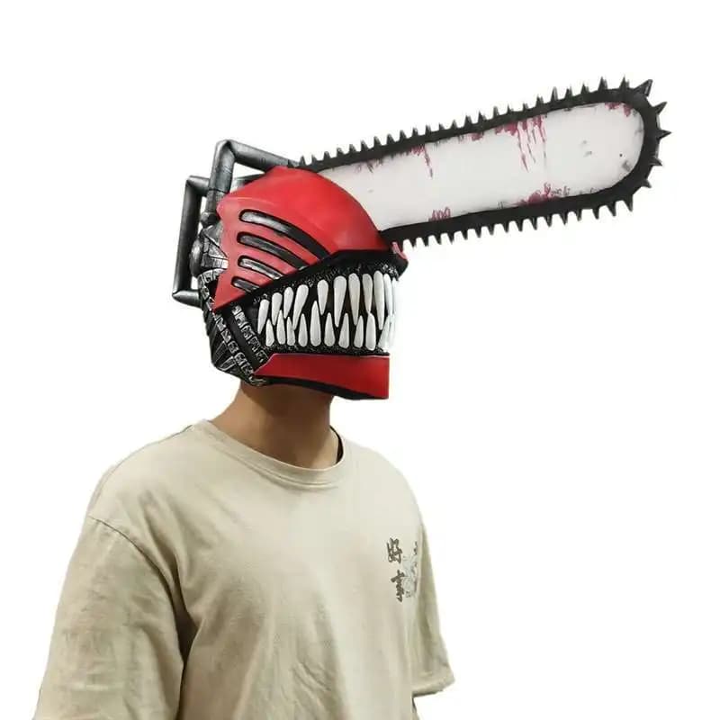 Anime Chainsaw Man Cosplay Mask, Soft Latex, Halloween Dam fur s, Party Costume, Masques, Props, Adulte, Taille unique, Denji Pochita