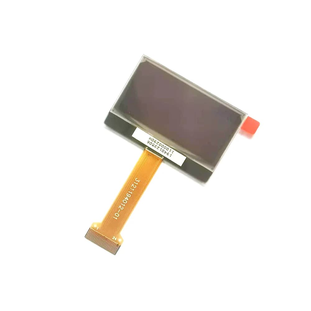 Écran OLED jaune SPI 24 broches de 1.6 pouces, lecteur SSD1325 IC 128x64, Interface parallèle