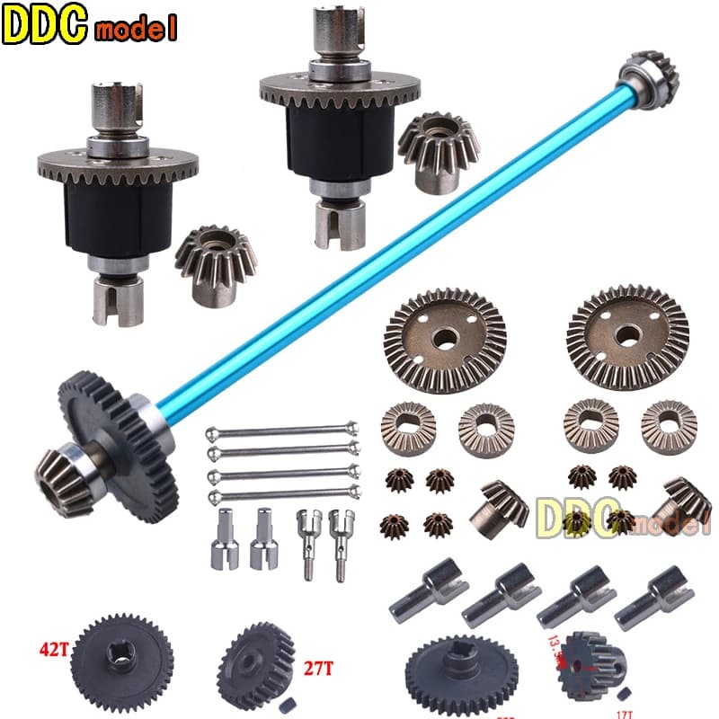 Pièces de rechange pour voiture télécommandée WLtoys A959, pièces de rechange améliorées, engrenage métallique pour différentiel A959 A979 K929