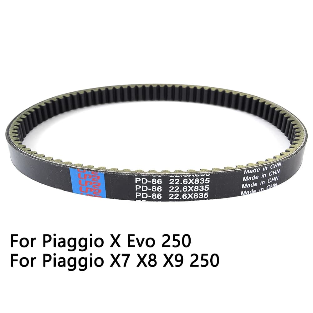 Courroie d'entraînement adaptée pour Piaggio MP3 250 300 LT Hybrid dehors Business 300 X7 X8 X9 ected pa PX125 GTV250 GTS300 GTV300 X Evo 250