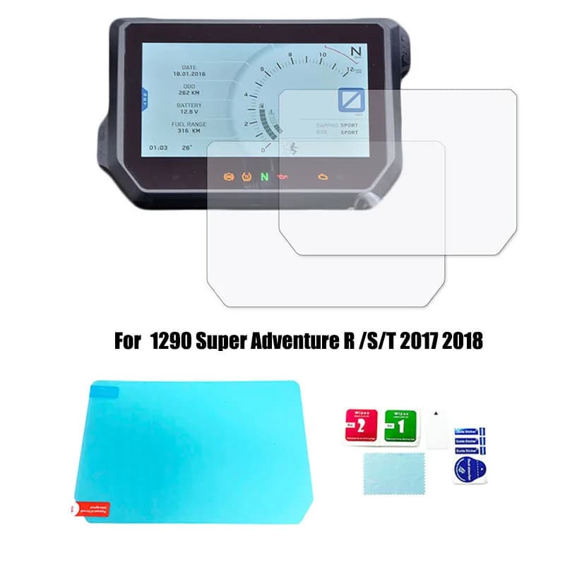 Film de Protection contre les rayures pour 1290 Super Adventure R S T 2017 2018 tableau de bord