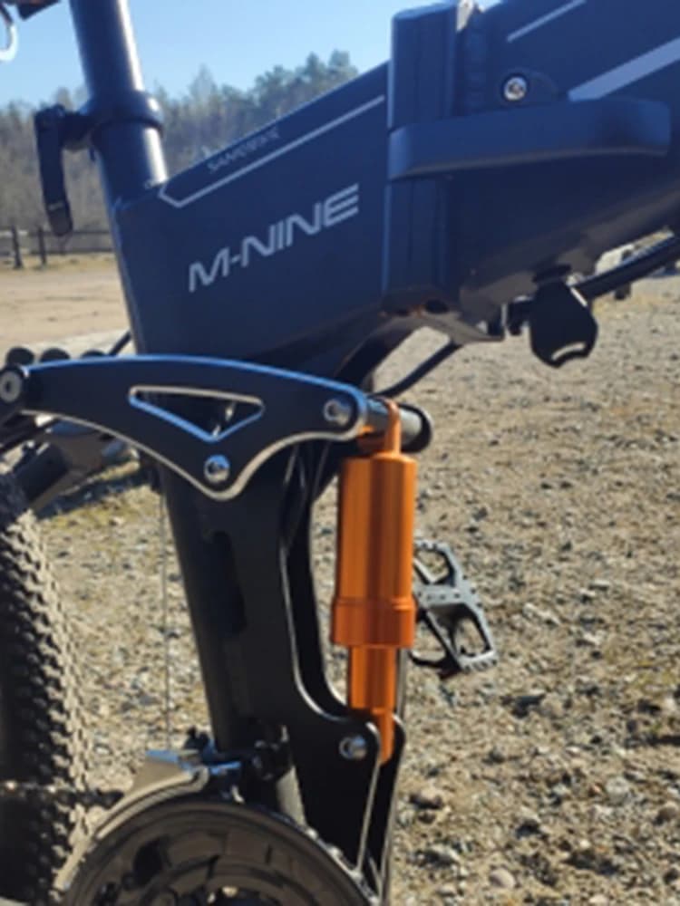 Amortisseur Arrière en Alliage d'Aluminium, Pièces de Vélo Électrique de Poche, pour Kugoo Figuré, 110mm, 125mm, 150mm