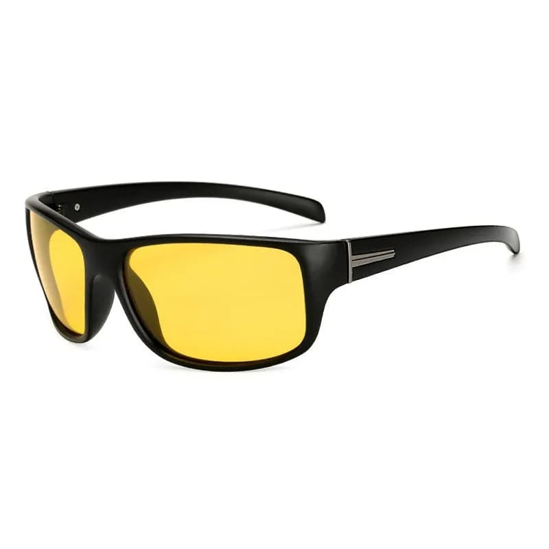 Polarisation Femmes vision Nocturne lunettes de Soleil SQUARE Drive Lentille Jaune Vintage Carré Mâle Femelle Lunettes de Soleil pour hommes Haute qualité