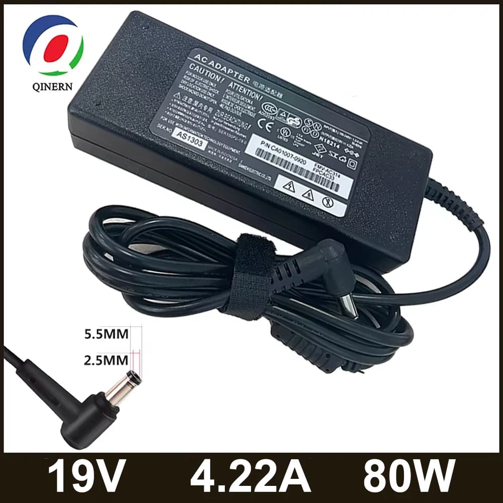 Chargeur d'ordinateur portable 19V, 4,22 a, 80W, adaptateur pour Fujitsu Lifebook ADP-80N AH531 AH550 B6220 AH532 AH530 AH522