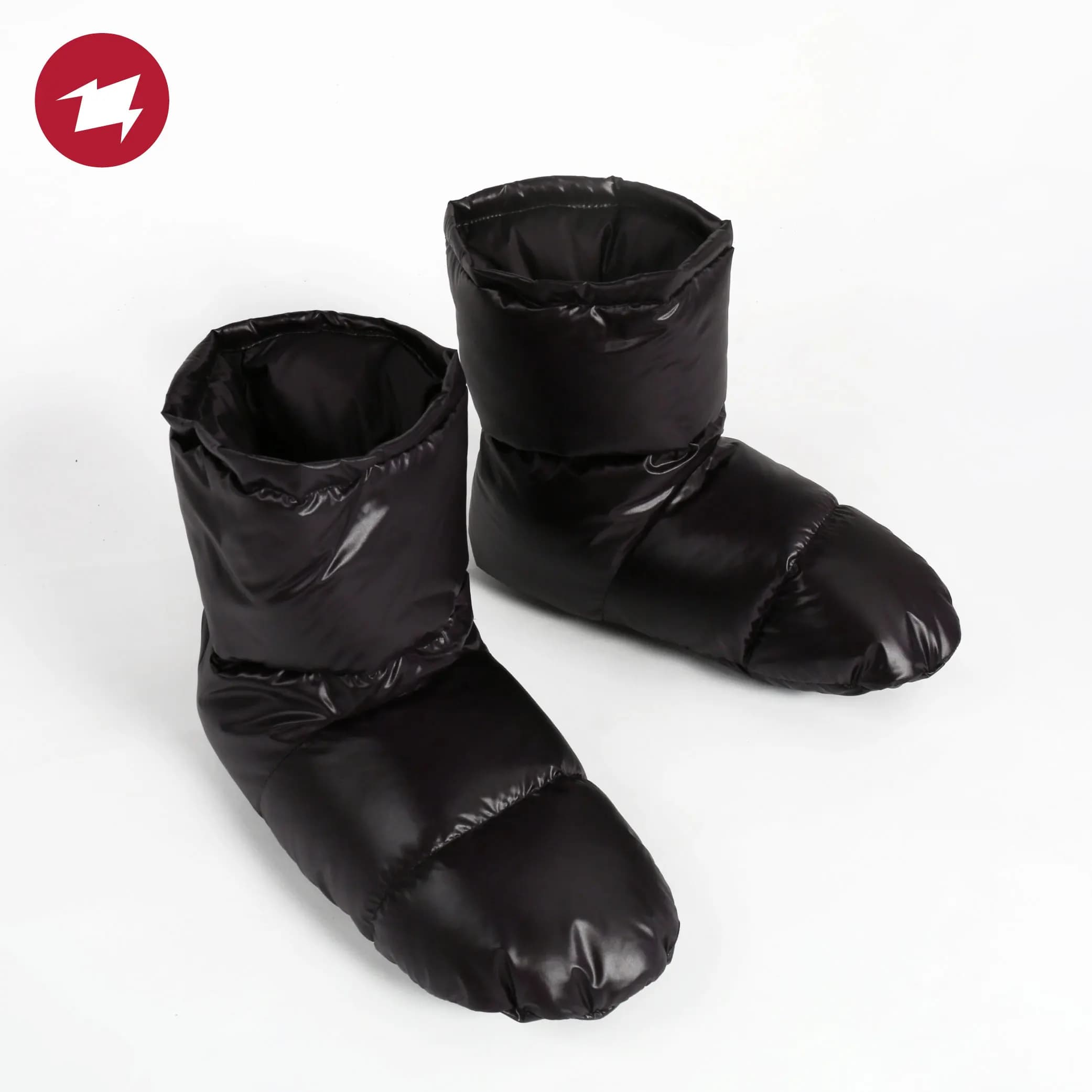 AEGISMAX bottines de Camping en duvet de canard 650fp, pantoufles chaudes d'hiver, couvre-chaussettes pour sac de couchage