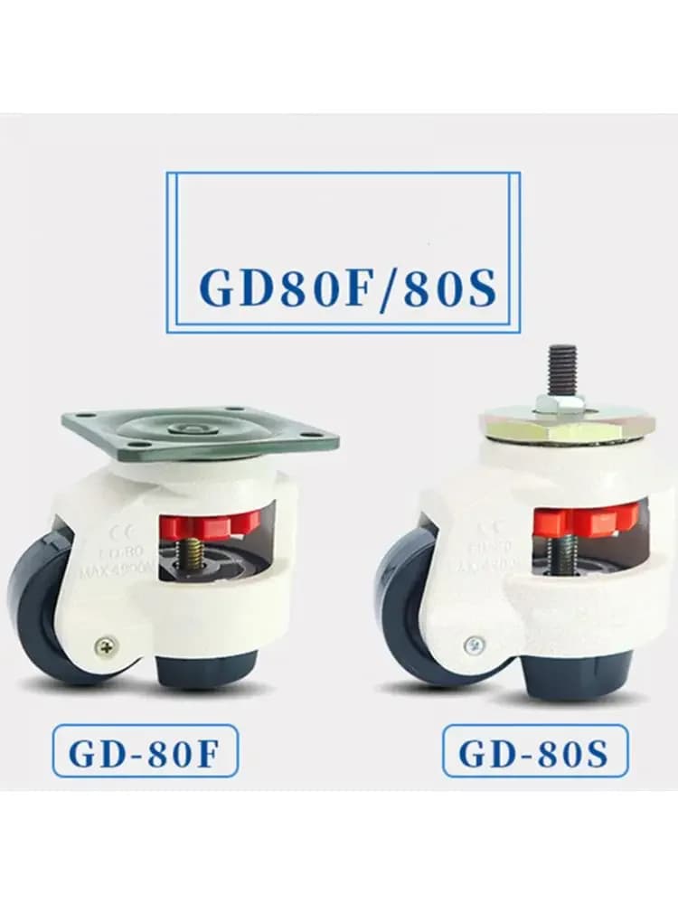 Fuma – roue à roulettes universelle GD-80F/GD-80S, équipement réglable, Support de pied, profil en aluminium, 1 pièce