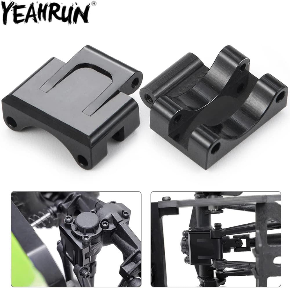 YEAHRUN – support de liaison supérieure pour essieu arrière, pour Axial SCX24 90081 Jeep JLU Gladiator Bronco 1/24 RC, pièces de mise à niveau de voiture sur chenilles