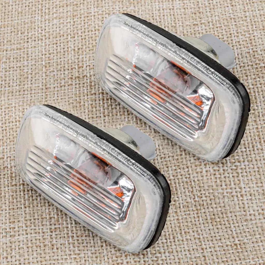 1 paire de clignotants latéraux de voiture, fabricant de garde-boue, indicateur d'angle adapté à Toyota Lexus ES300 Land Cruiser LC80 LC100 Hilux