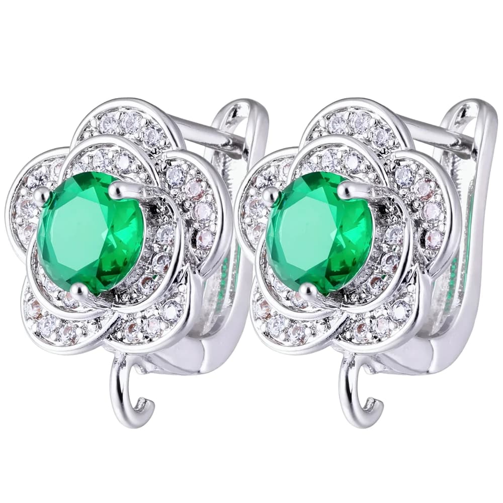Nouveaux connecteurs de conception Juya, attaches pour boucles d'oreilles, crochets pour boucles d'oreilles, accessoires pour la fabrication de boucles d'oreilles pendantes DIY pour femmes