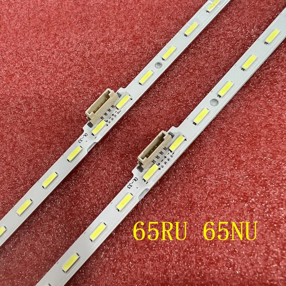 Bande de rétroéclairage LED pour Samsung UA65RUF70AJX UE65NU6025K UE65NU7020W UE65NU7022K UE65NU7025K UE65NU7090S UE65NU7090U UE65NU7092U