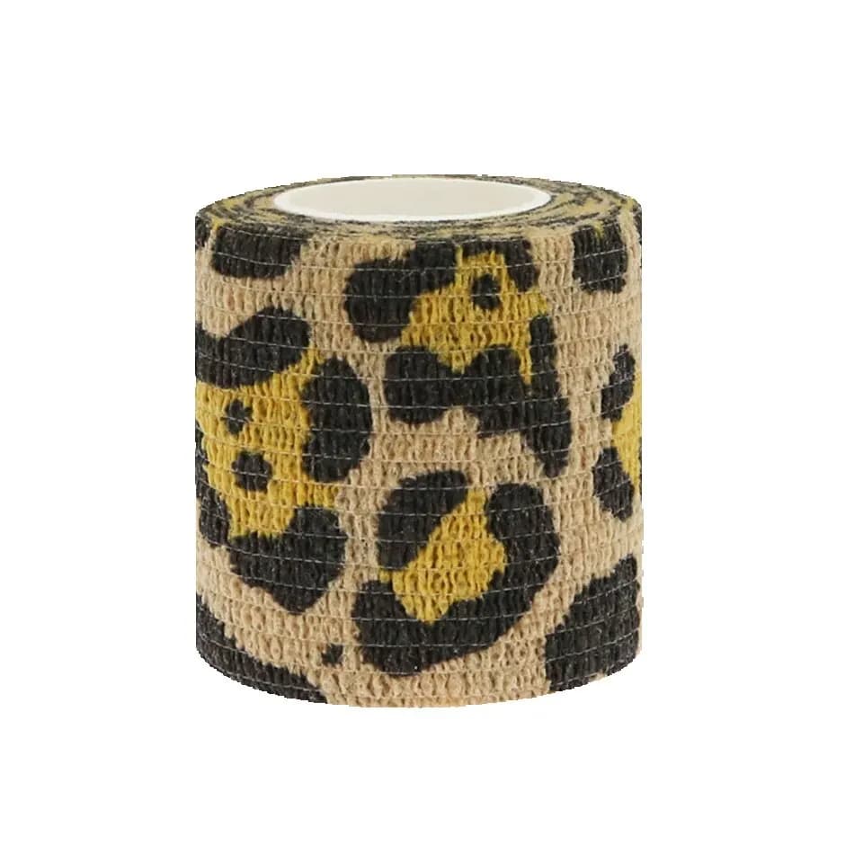 AOLIKES-Ruban adhésif rond pour thérapie médicale, bandage élastique, protège-genou, coloré, imprimé, 4.5m