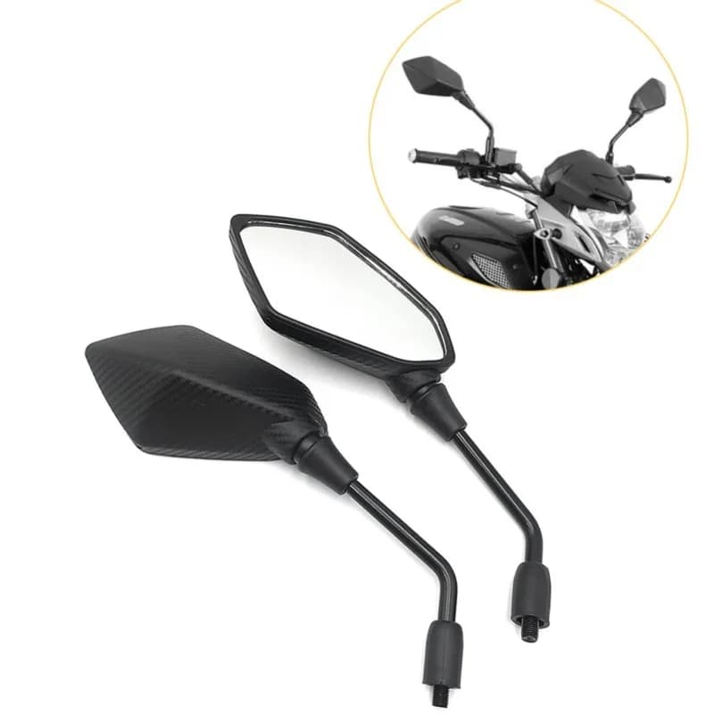 Rétroviseurs de moto, accessoires universels, miroir Chopper pour Honda Rebel 500 1100 Varadero XL1000 Yamaha YBR125 FZ25