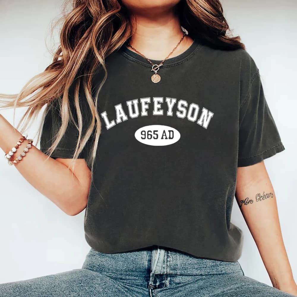 T-shirt unisexe Loki Laufeyson 965 A.D., God of Mischief Shirt Loki GérGift Tee-shirts graphiques pour femmes, été Harajuku Y-