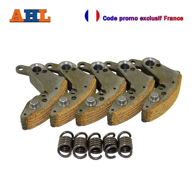 AHL-Plaquettes d'embrayage de moto avec ressort pour scooter cyclomoteur, RL, CFMoto, CF500CC, CF188, CF625, CF500, CF 500, CC, 188, 625, 0180, 054001