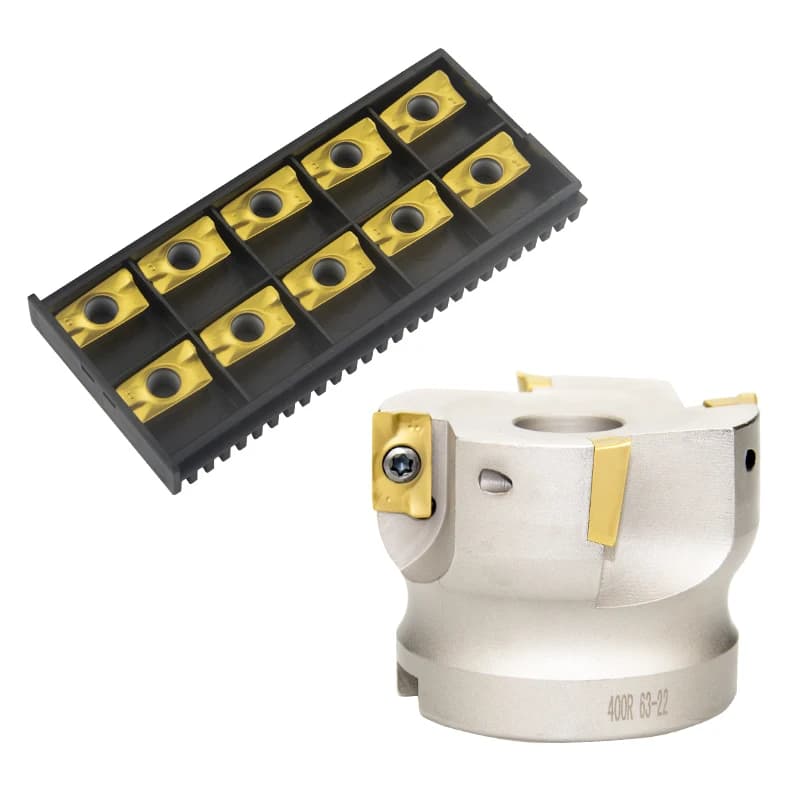 BAP300R/BAP400R fraiseuse d'extrémité fraiseuse CNC 10 pièces APMT1135/APMT1604 fraiseuse en alliage dur fraiseuse CNC fraise cnc cutter professionnel outil tour a metaux