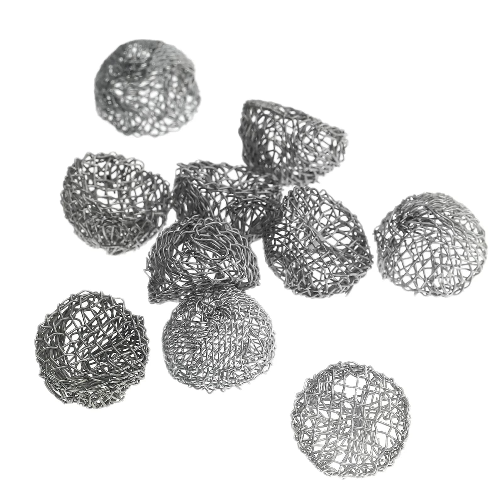 10 pièces 17mm tabac fumer tuyau métal écran boule filtre aide à la Combustion supportant filet filtre fumer tuyaux écrans
