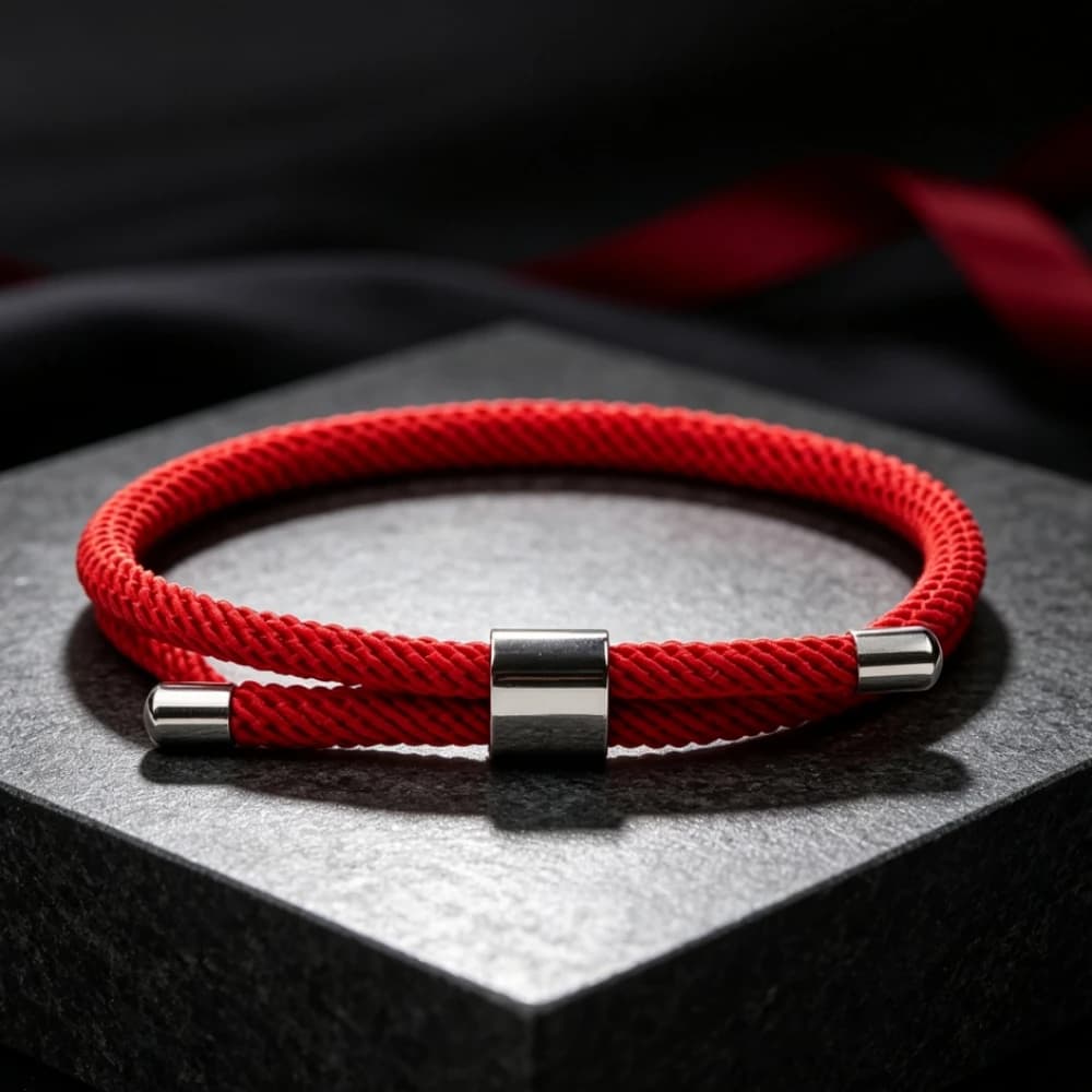 VOQ vente chaude chanceux rouge chaîne transit Bracelets pour hommes et femmes Couples Bracelet réglable tricoté à la main bijoux cadeau