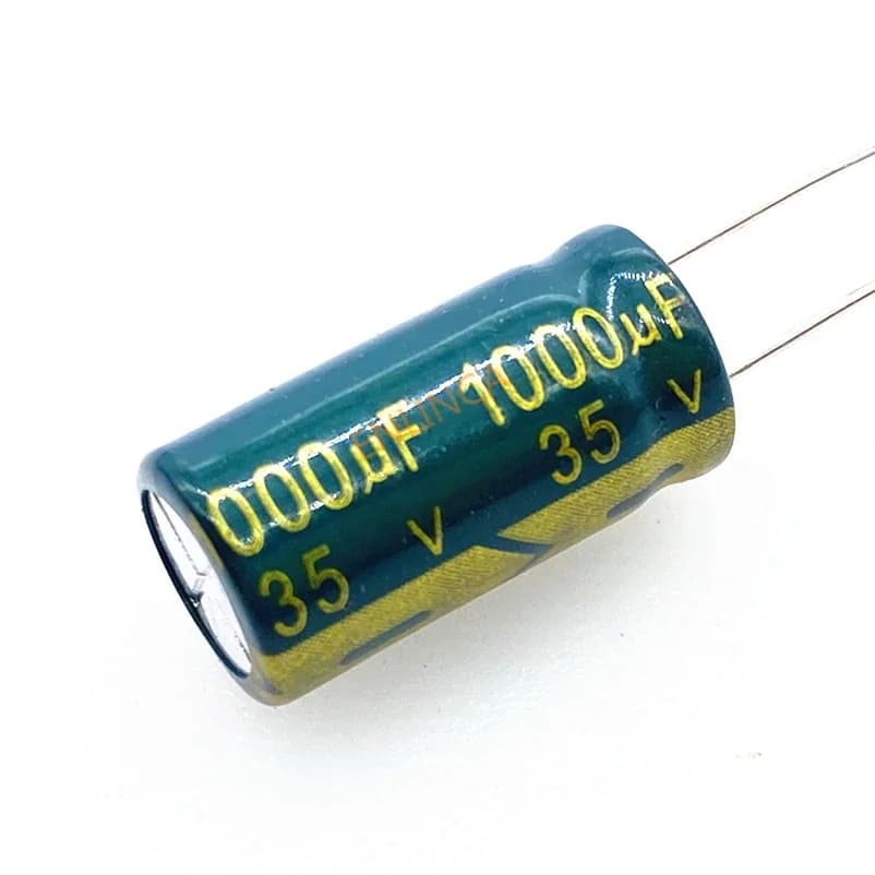 10 pièces/lot Original 35V1000uf faible ESR/impédance haute fréquence 35v 1000UF condensateur électrolytique en aluminium taille 10*17 1000UF 20%