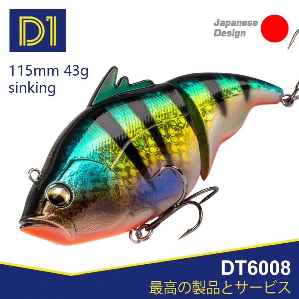 D1 leurre de pêche 115mm coulant flottant artificiel dur sans lèvres Wobblers pour brochet bar 2021 accessoires de pêche