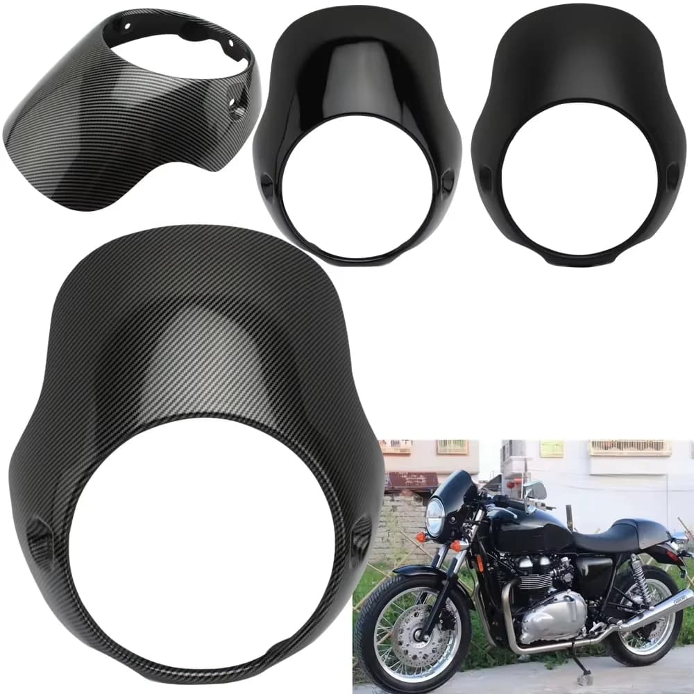 Pare-brise avant classique pour Triumph Bonneville T100 T12, style Cafe Racer