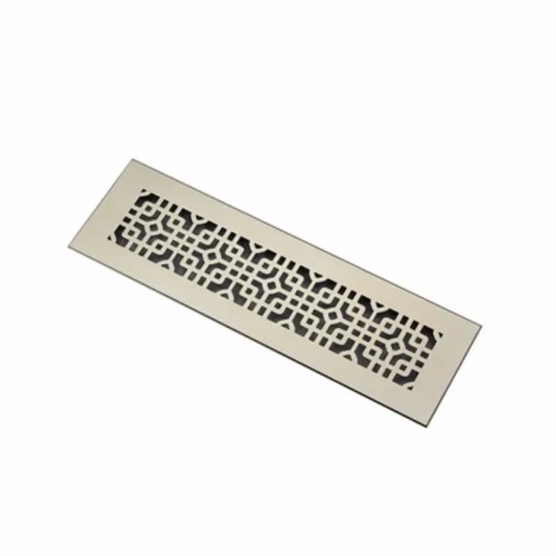 Grille de ventilation en aluminium rectangulaire, large et carré de qualité supérieure, couvercle de climatiseur, placard à chaussures
