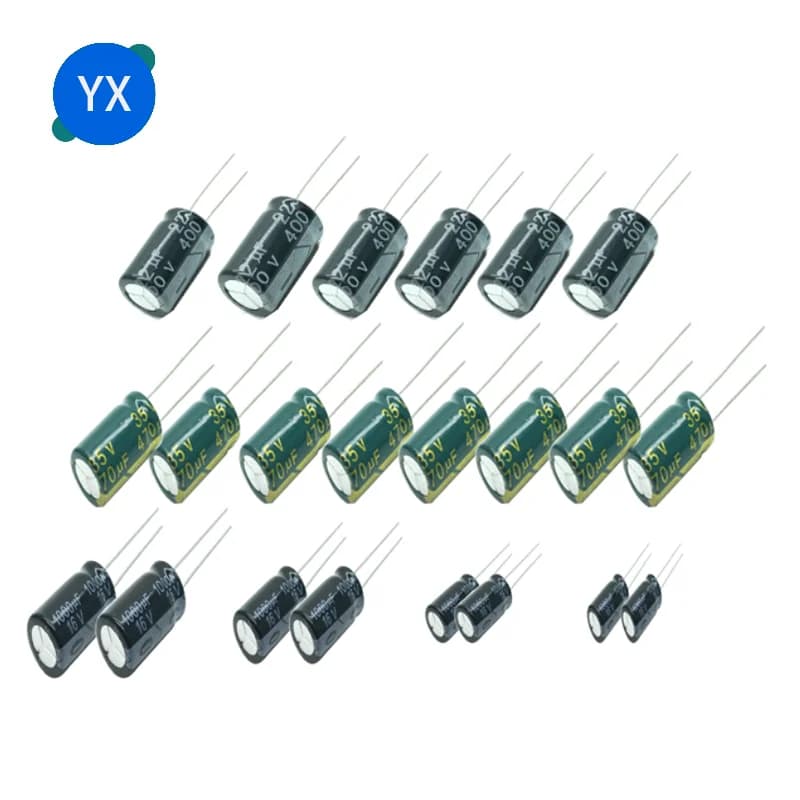 Puzzles électrolytiques en aluminium, 10V, 16V, 25V, 35V, 50V, 63V, 3.3, 4.7, 5.6, 100, 10, 22, 33, 220, 330, 470, 1000, 2200, 3300, 4700, 6800, 10000, UF